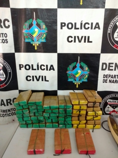 DENARC apreende 45kg de Drogas na Capital